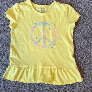 Kidtopia Yellow Tshirt sz 7